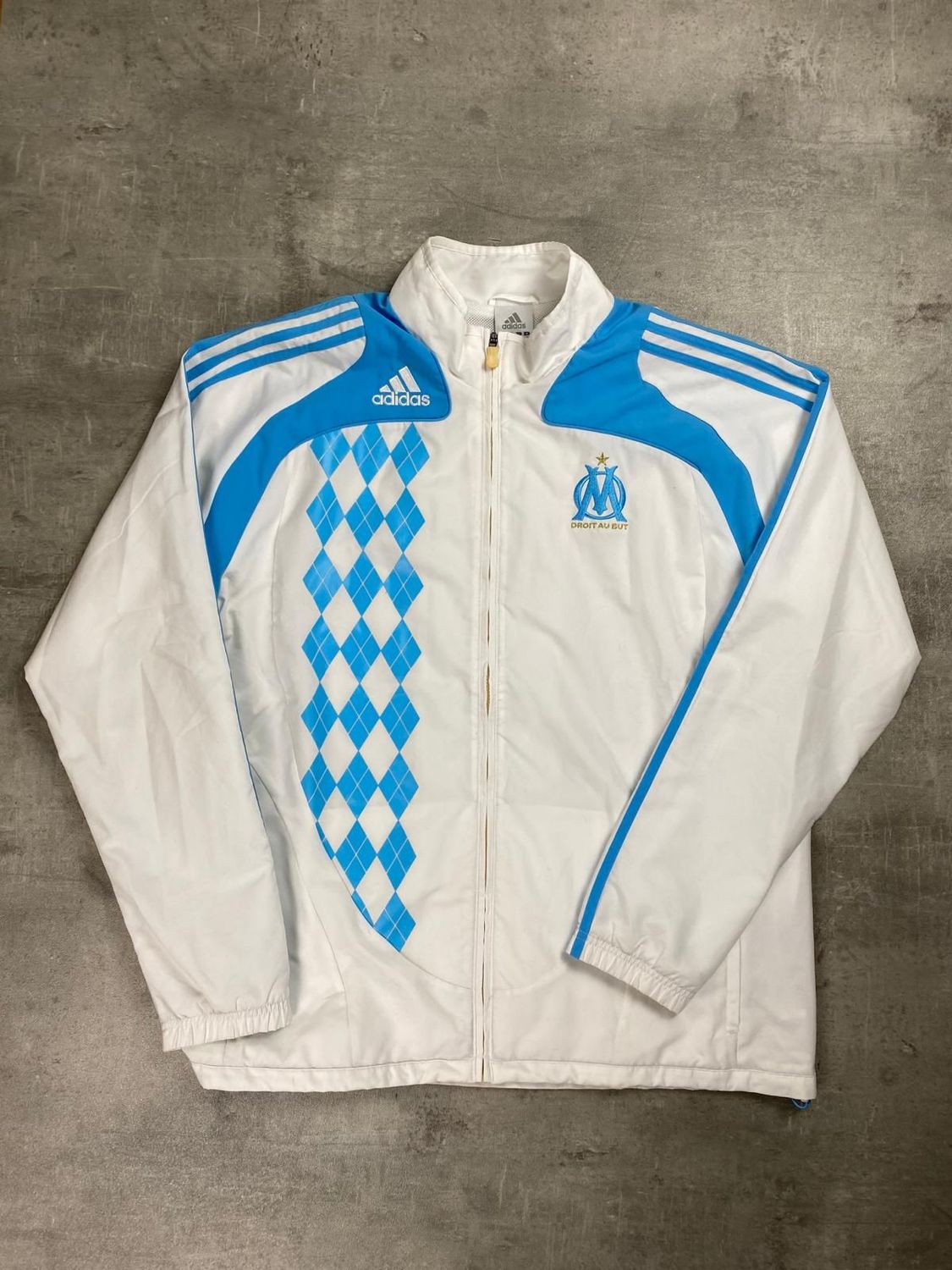 Olympique Marseille Tracksuit Retro Adidas White 2009/2010