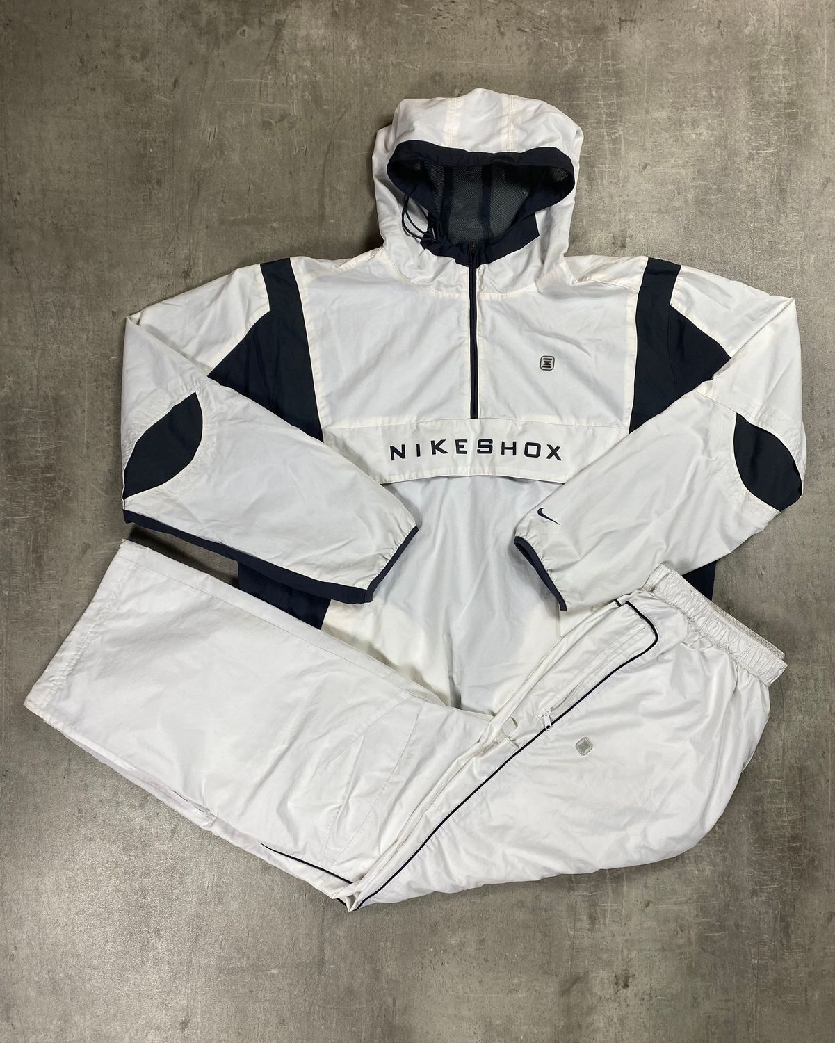 Nike SHOX Tracksuit Vintage waterproof White