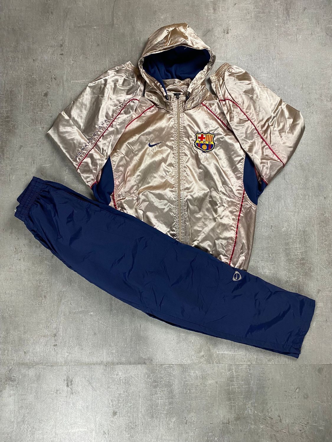FC Barcelona Tracksuit Retro Nike Golden 2001/2002