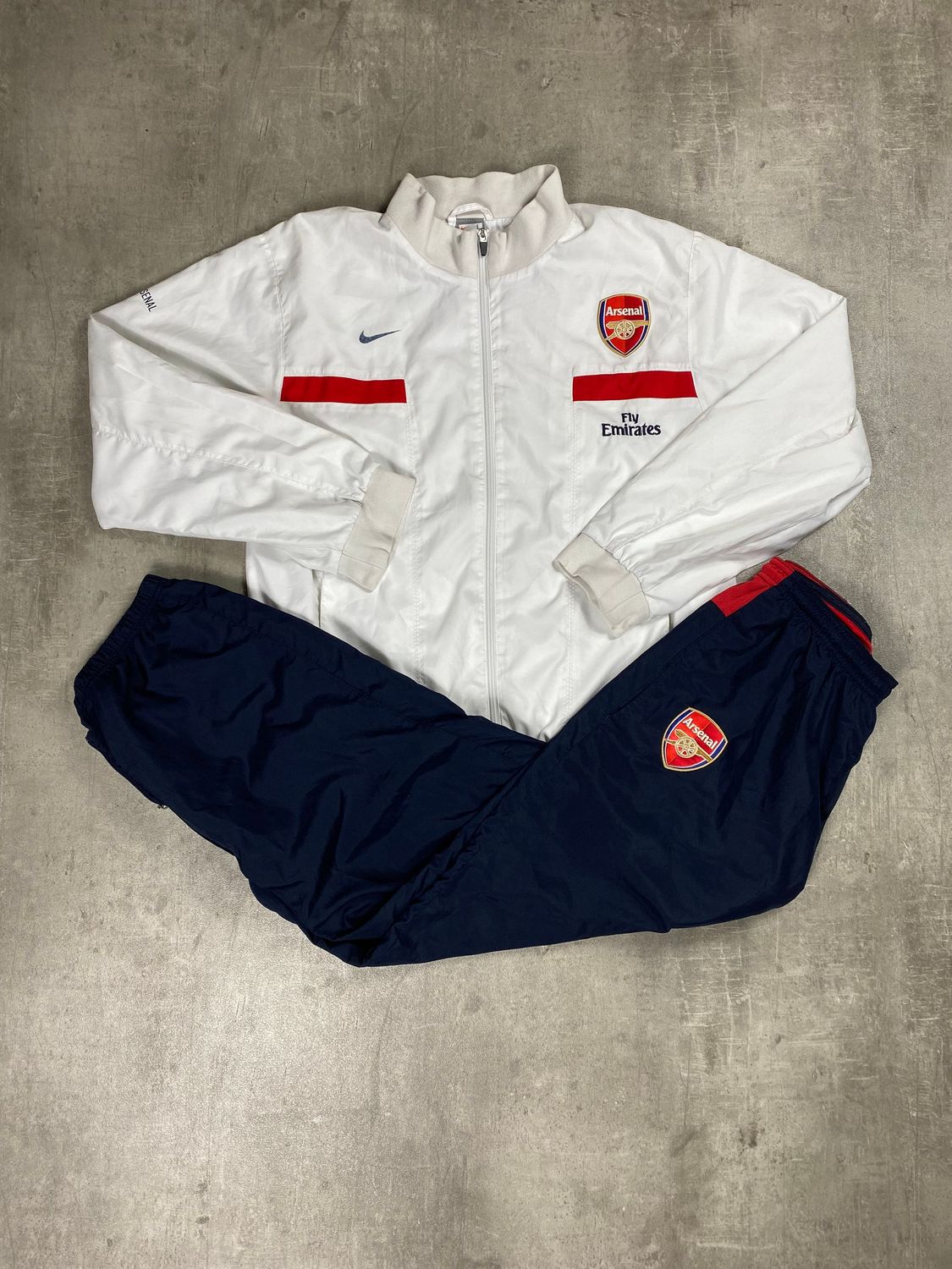 Arsenal Tracksuit Retro Nike White 2009