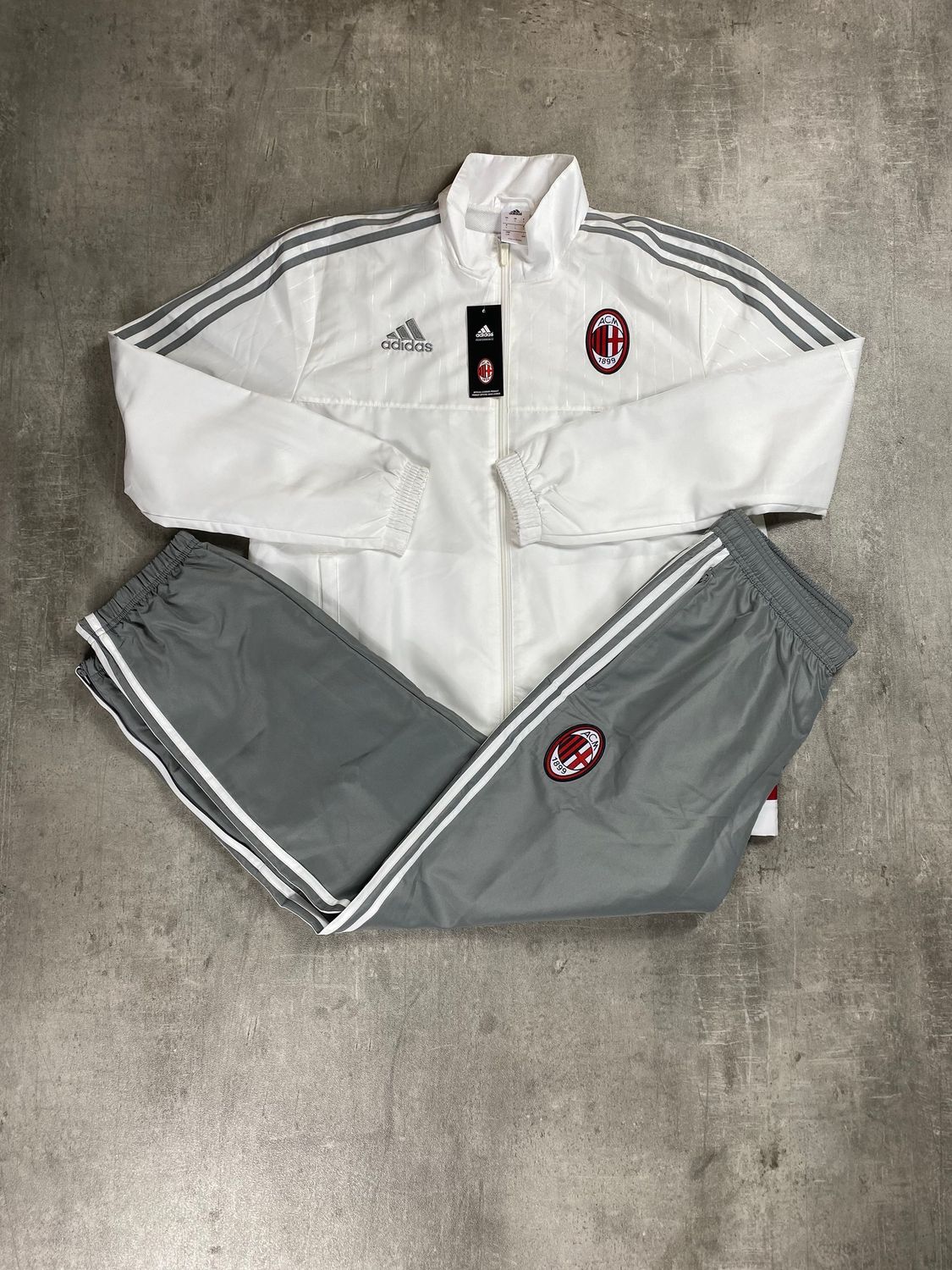 AC Milán Tracksuit Retro Adidas  White 2015/2016