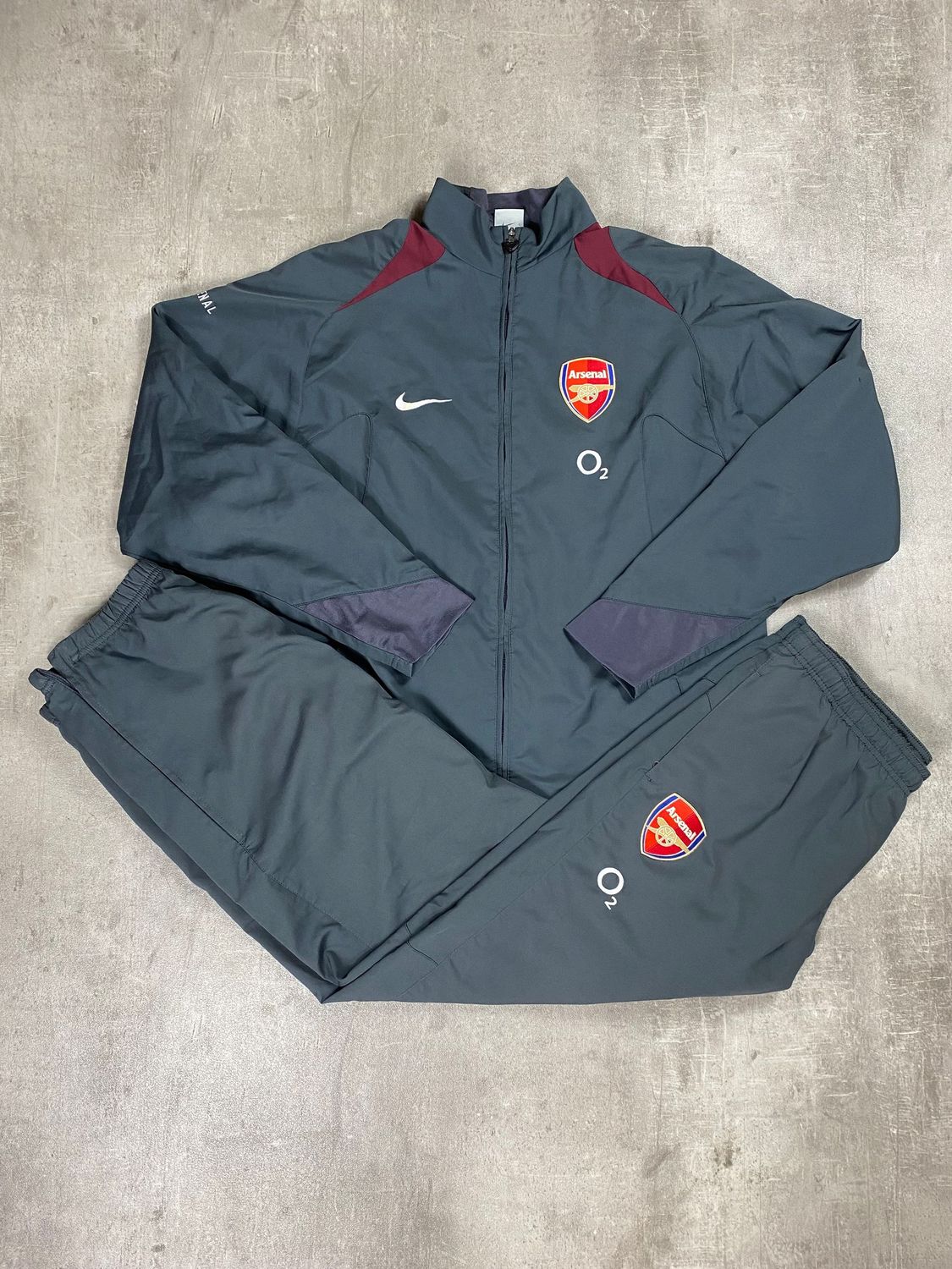 Arsenal Tracksuit Retro Nike Grey 2006