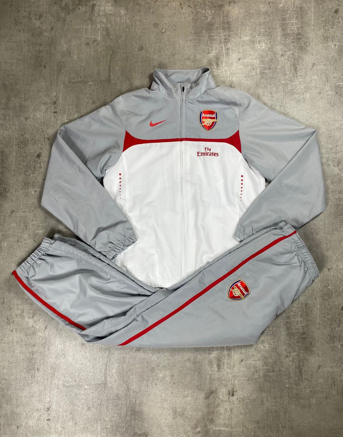 Arsenal Tracksuit Retro Nike Grey 2010/2011