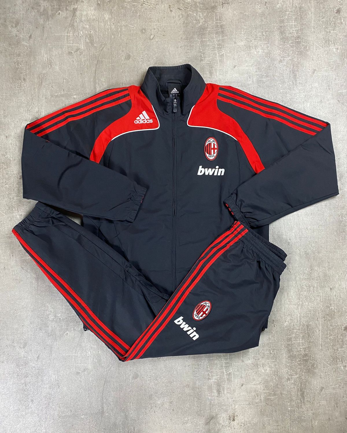AC Milán Tracksuit Retro Adidas Black 2006/2007