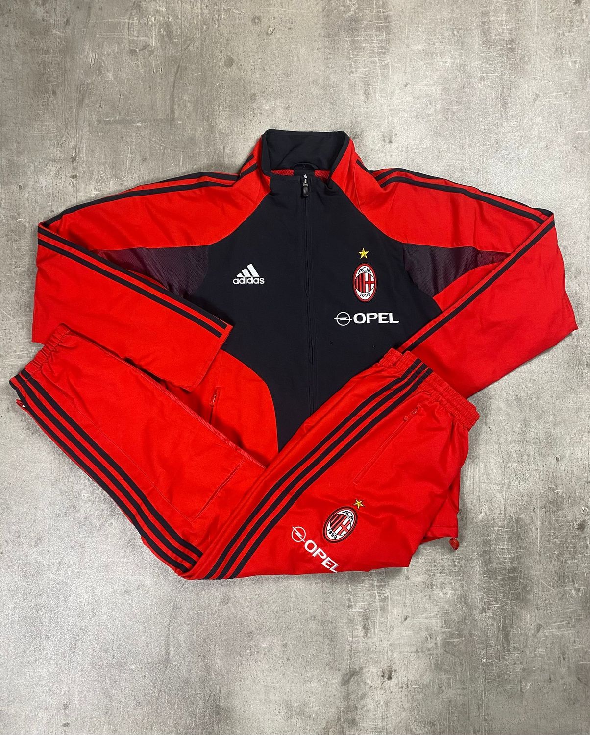 AC Milán Tracksuit Retro Adidas Red 2005/2006