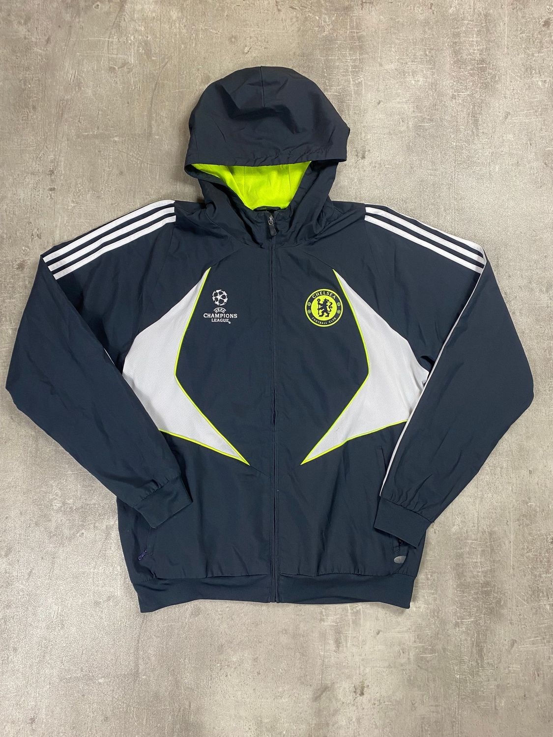 Chelsea Trackjacket Retro Adidas UCL Black 2007/2008