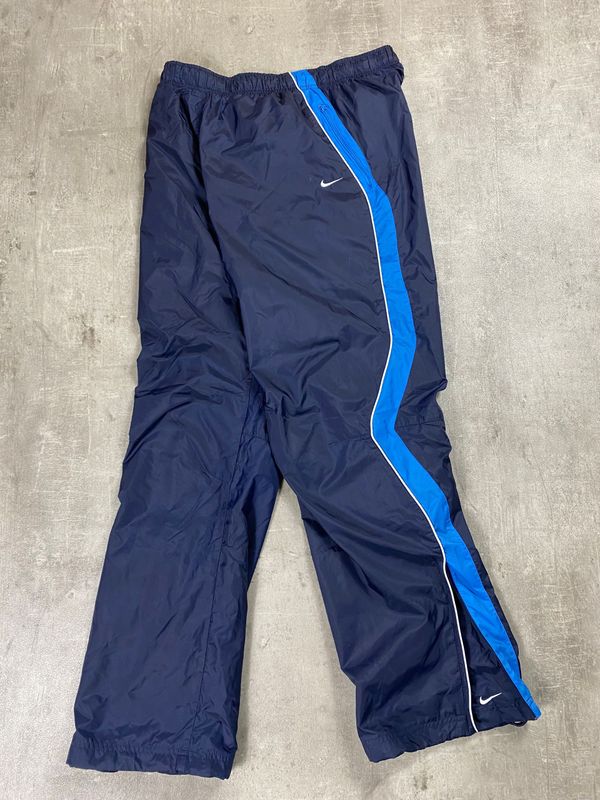 Nike Trackpants Vintage Waterproof Blue Navy