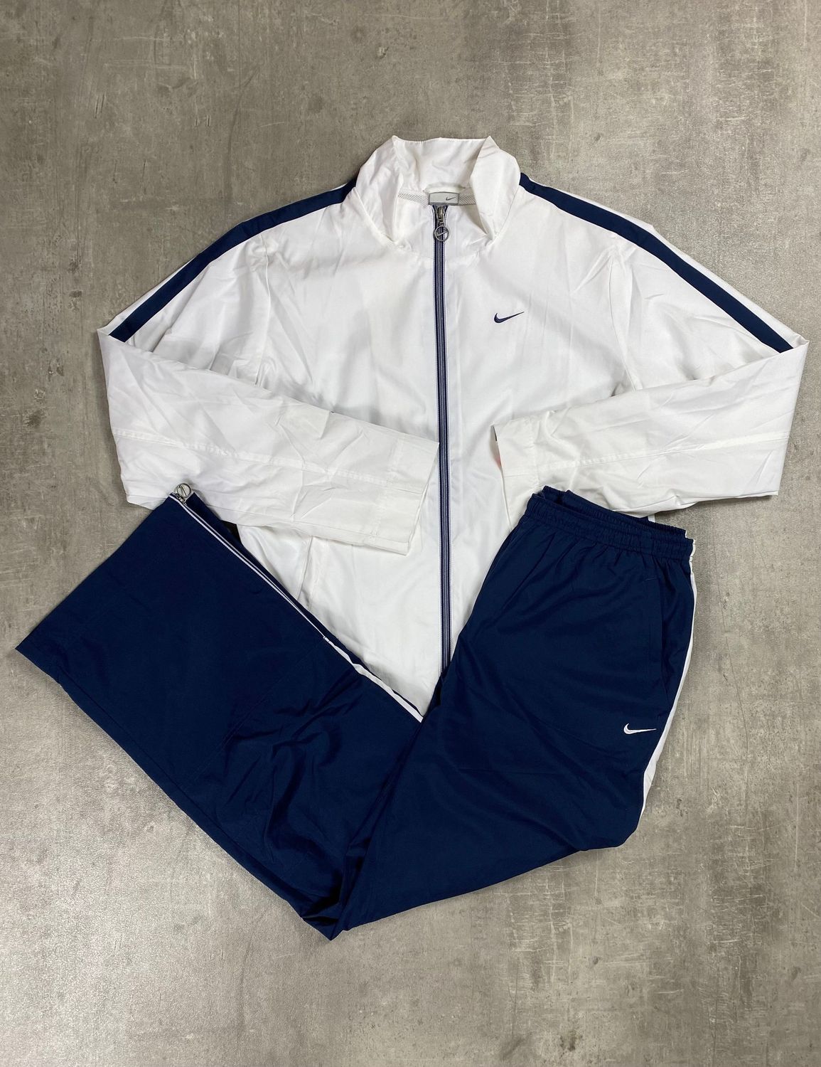 Nike tracksuit vintage white 2000s