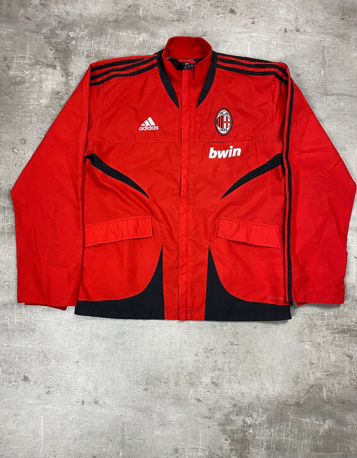 AC Milán Trackjacket Retro Adidas Red 2007