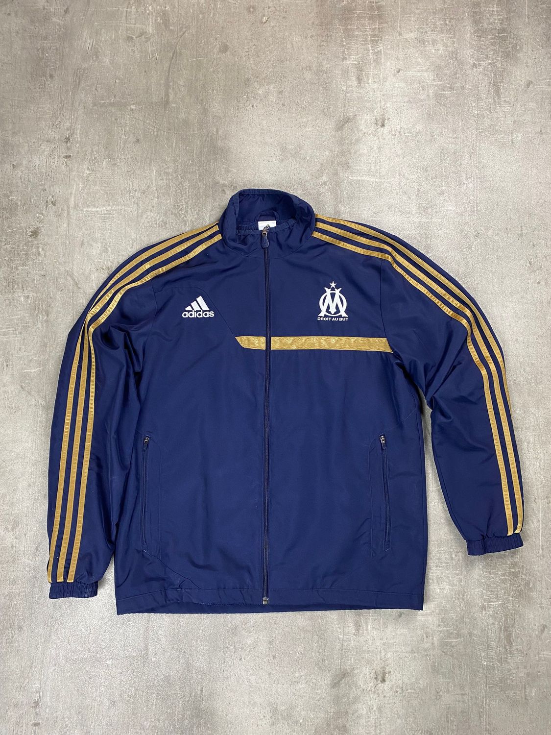 Olympique Marseille Trackjacket Retro Adidas 2012