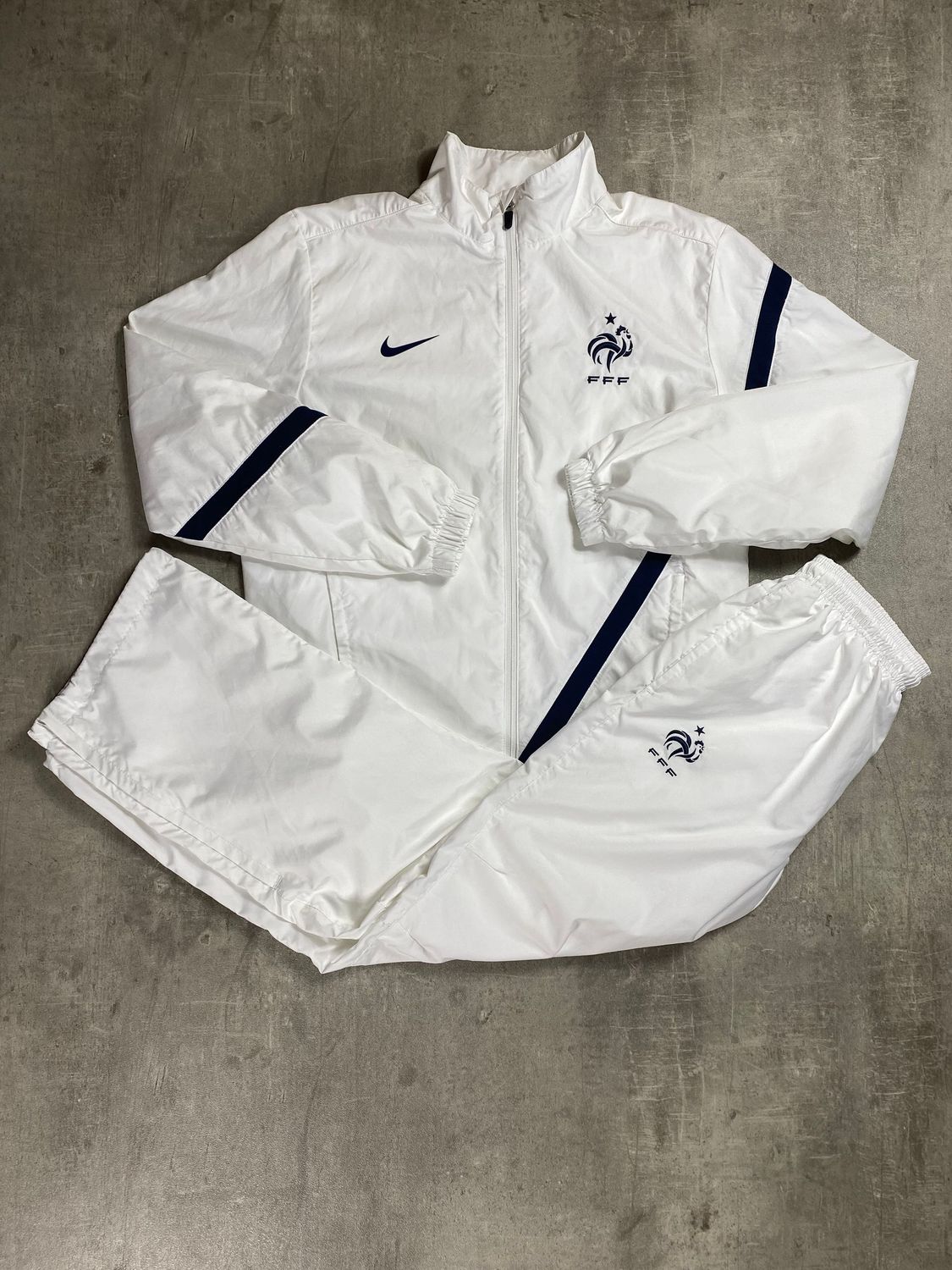 France Tracksuit Retro Nike White 2012