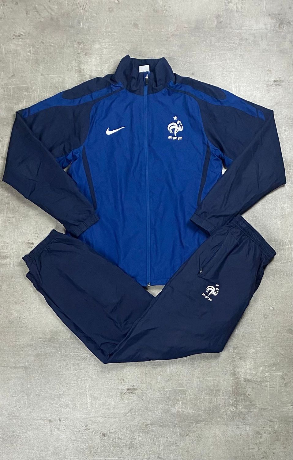 Equipe France Tracksuit Retro Nike Blue Navy 2011/2012