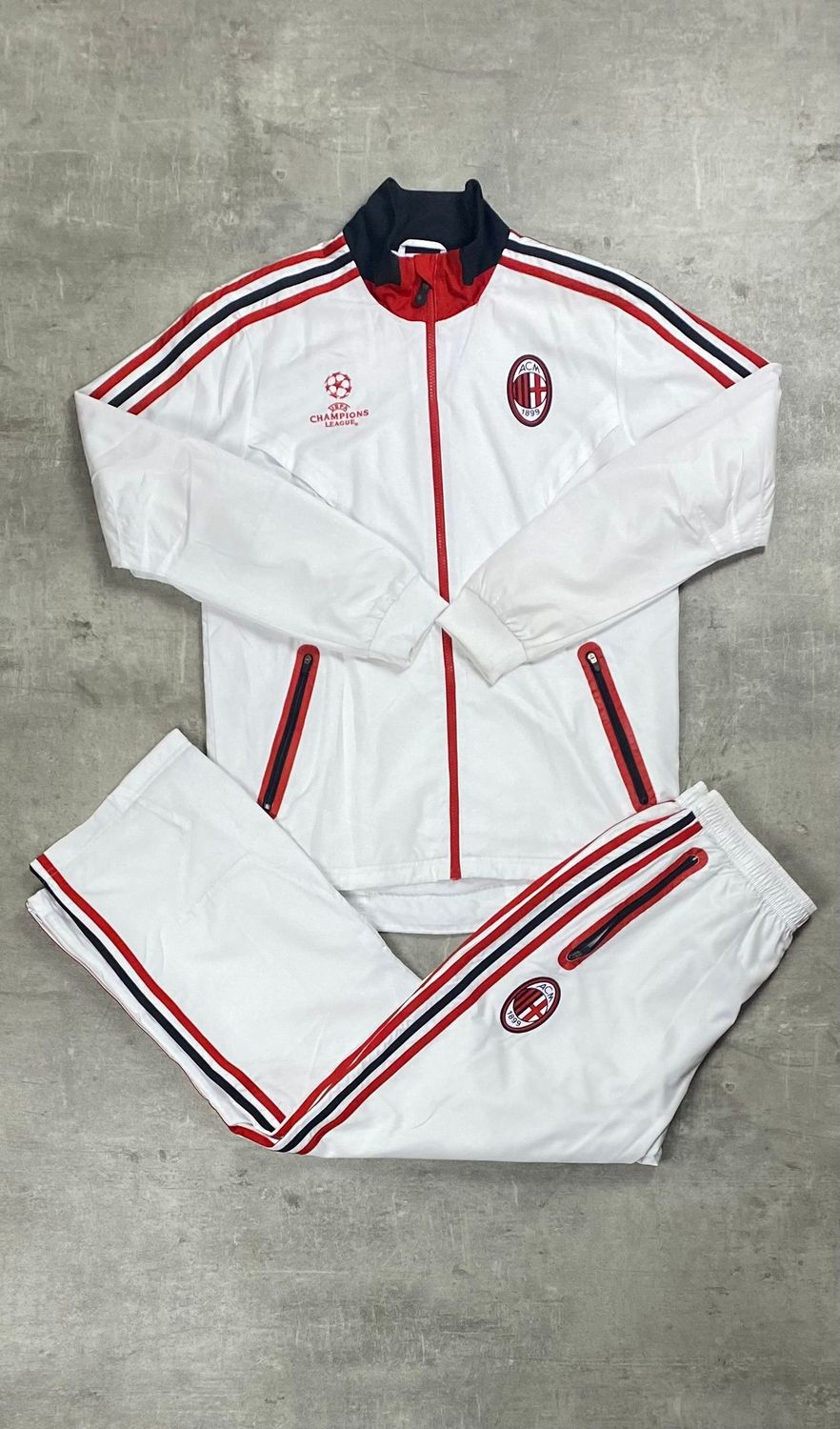 AC Milán Tracksuit Retro Adidas White 2011