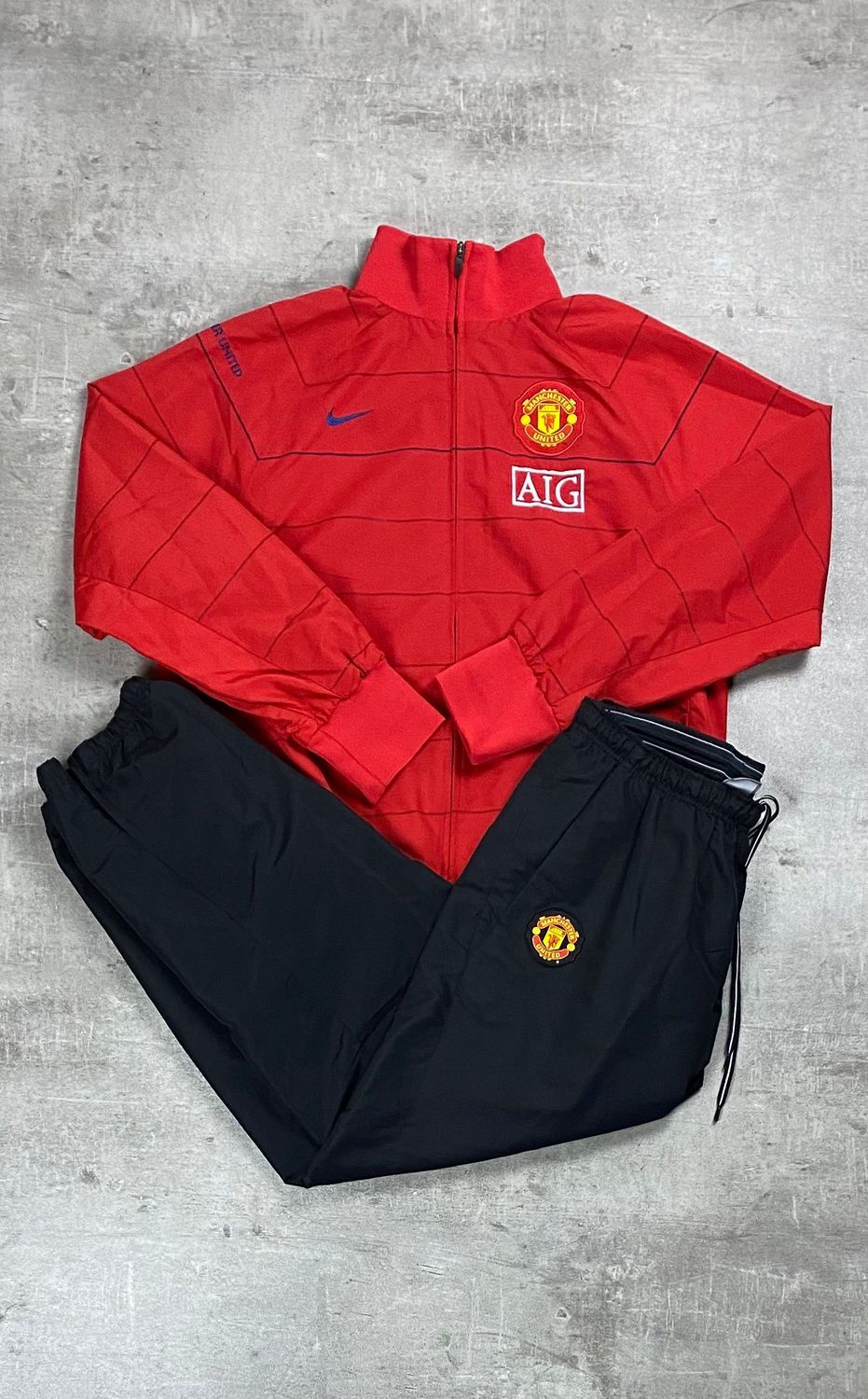 Manchester United Tracksuit Vintage Nike Red 2007