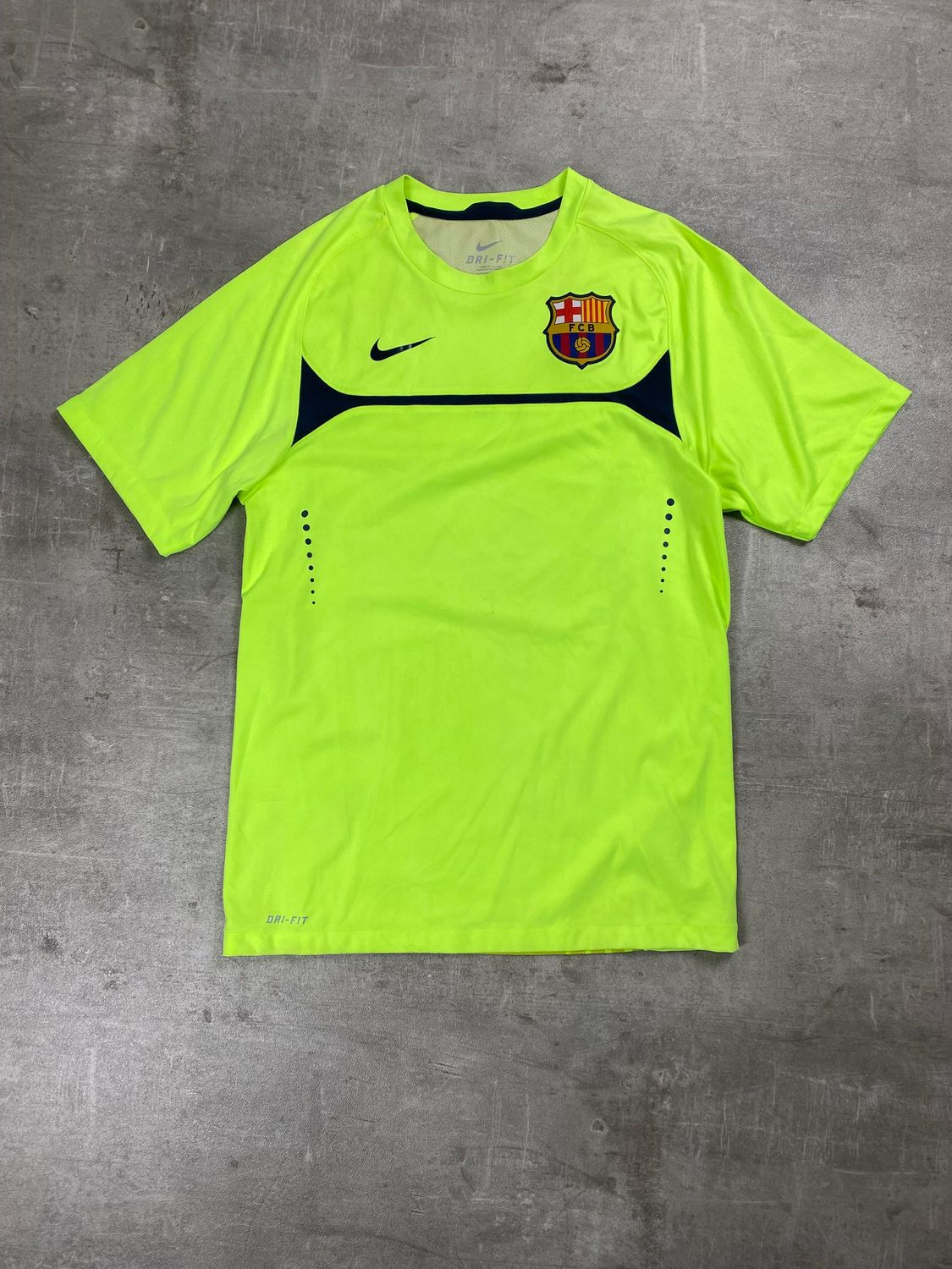 FC Barcelona Training Shirt Retro Nike Phosporite 2011