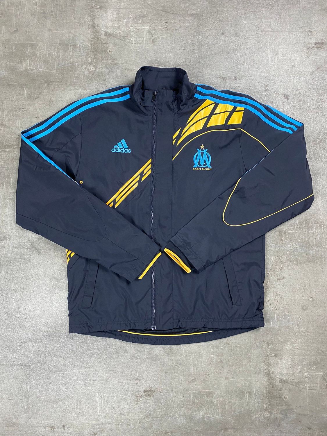 Olympique Marseille Trackjacket Retro Adidas Black 2009