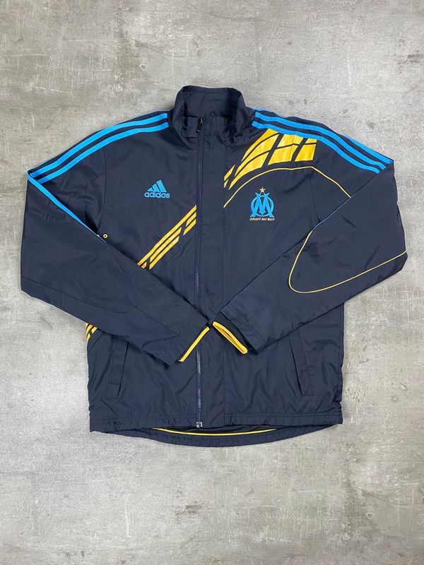 Olympique Marseille Trackjacket Retro Adidas Black 2009