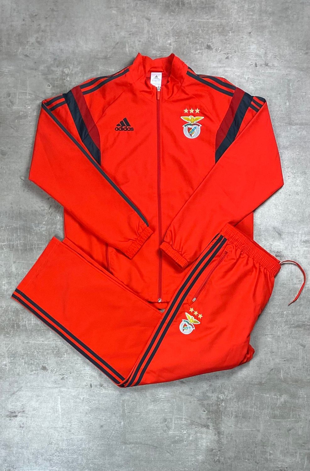 Benfica Tracksuit Retro Adidas  Red 2015