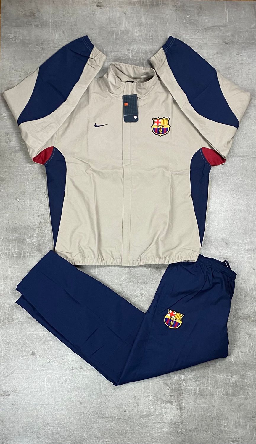 FC Barcelona Tracksuit Retro Nike Beige 2002
