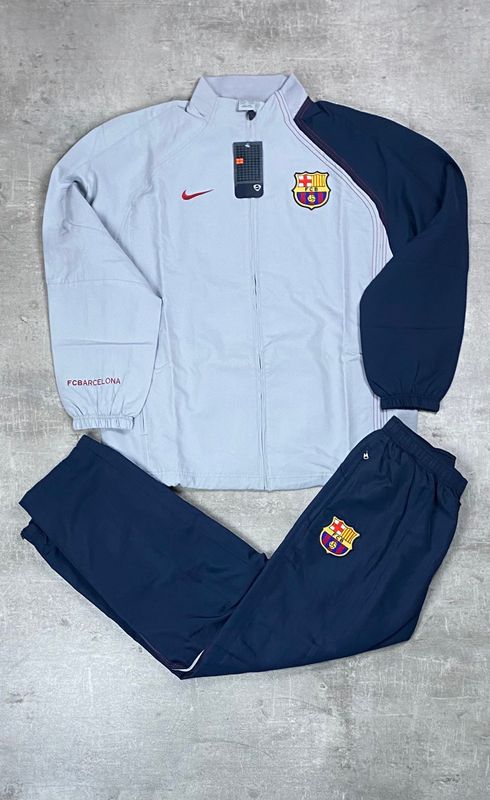 FC Barcelona Retro Tracksuit Nike Grey 2003/2004