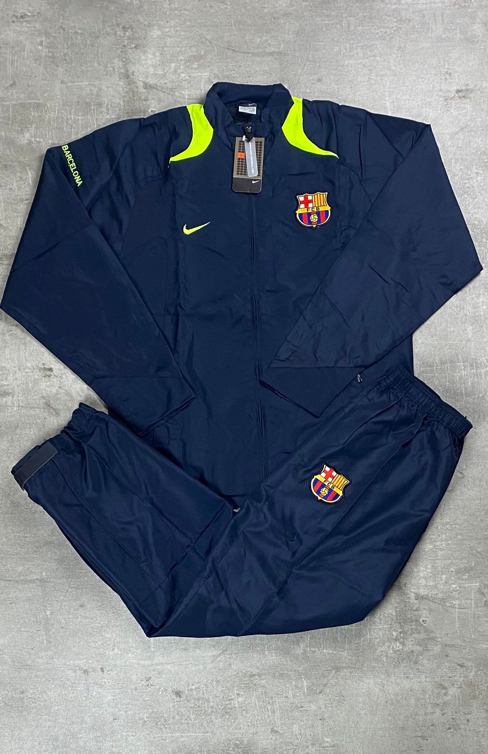 FC Barcelona Tracksuit Retro Nike Blue Navy 2006/2007