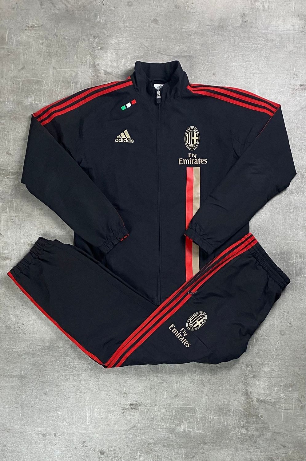 AC Milán Tracksuit  Retro Adidas Black 2011