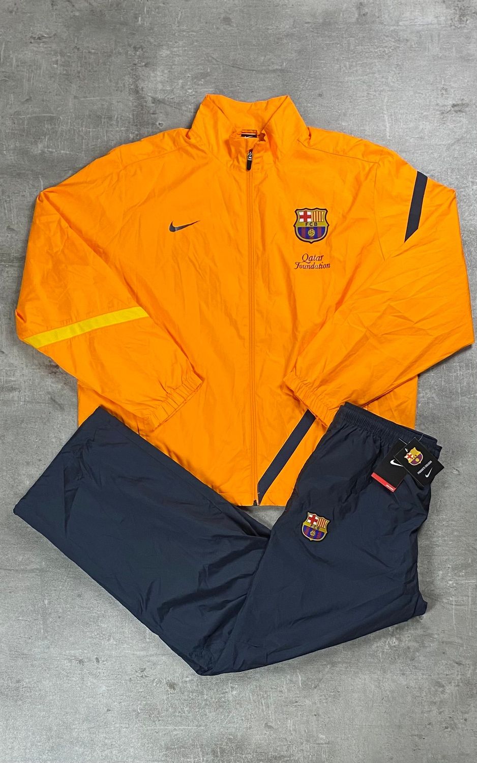 FC Barcelona Tracksuit Retro Nike Orange 2011/2012
