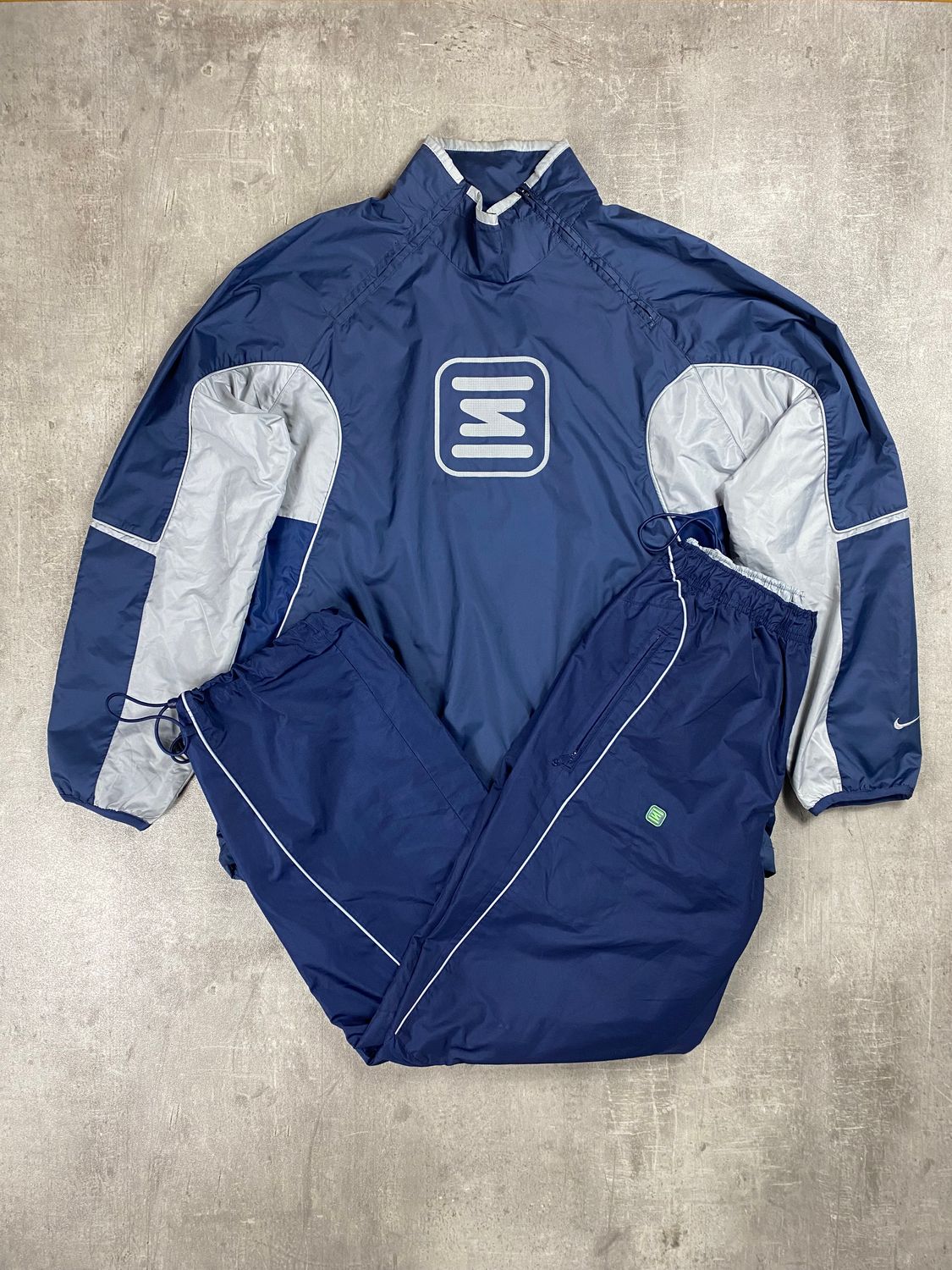 Nike SHOX Tracksuit Vintage Blue Navy