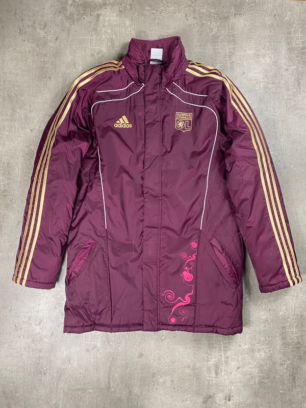 Olympique Lyonnais Puffer Jacket Burdeos 2010 Olympique Lyonnais Puffer Jacket Burdeos 2010