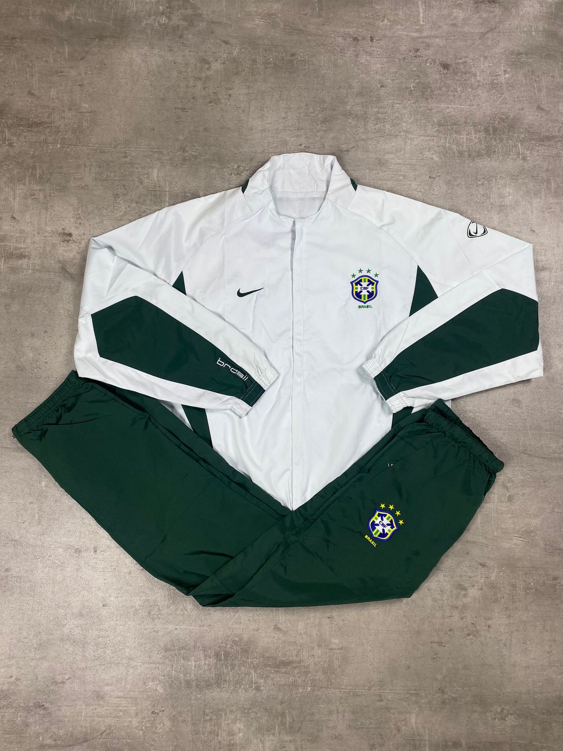 Brasil Tracksuit Retro Nike White 2002