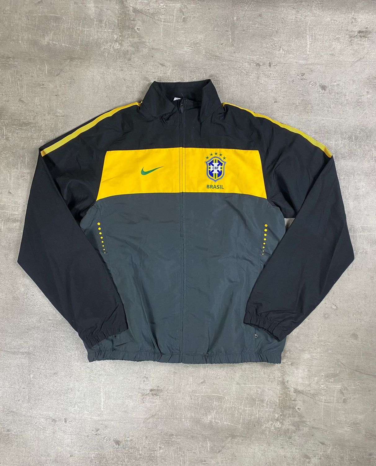 Brasil Trackjacket Retro Nike Black 2010/2011