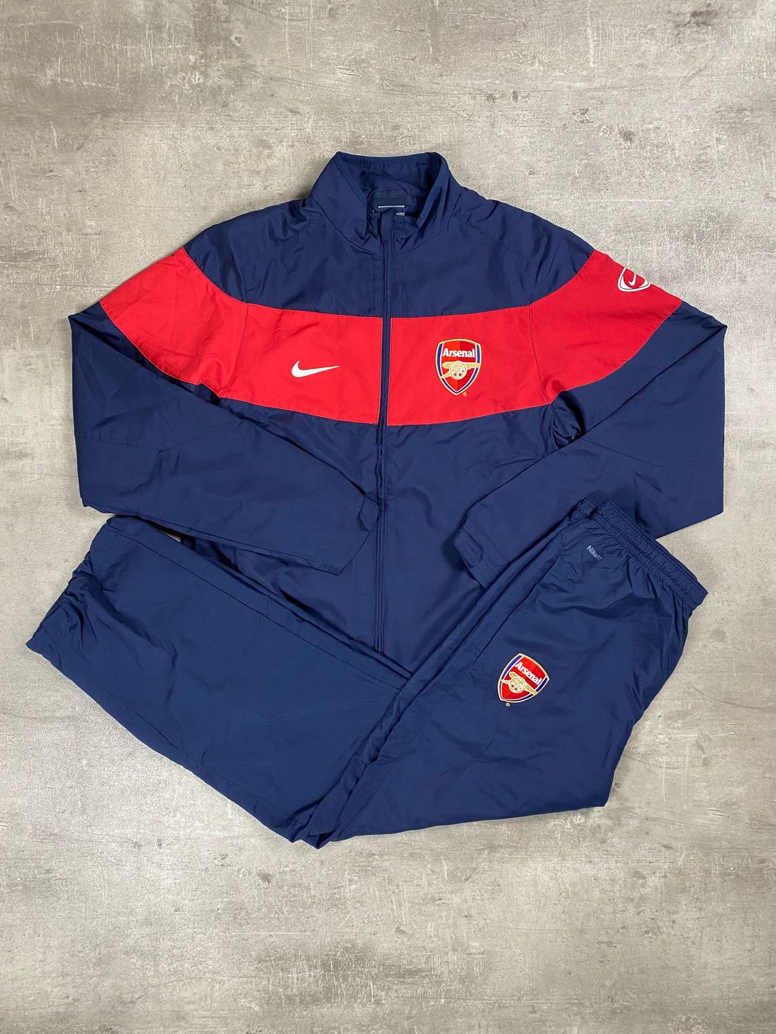 Arsenal Tracksuit Retro Nike Blue Navy 2010
