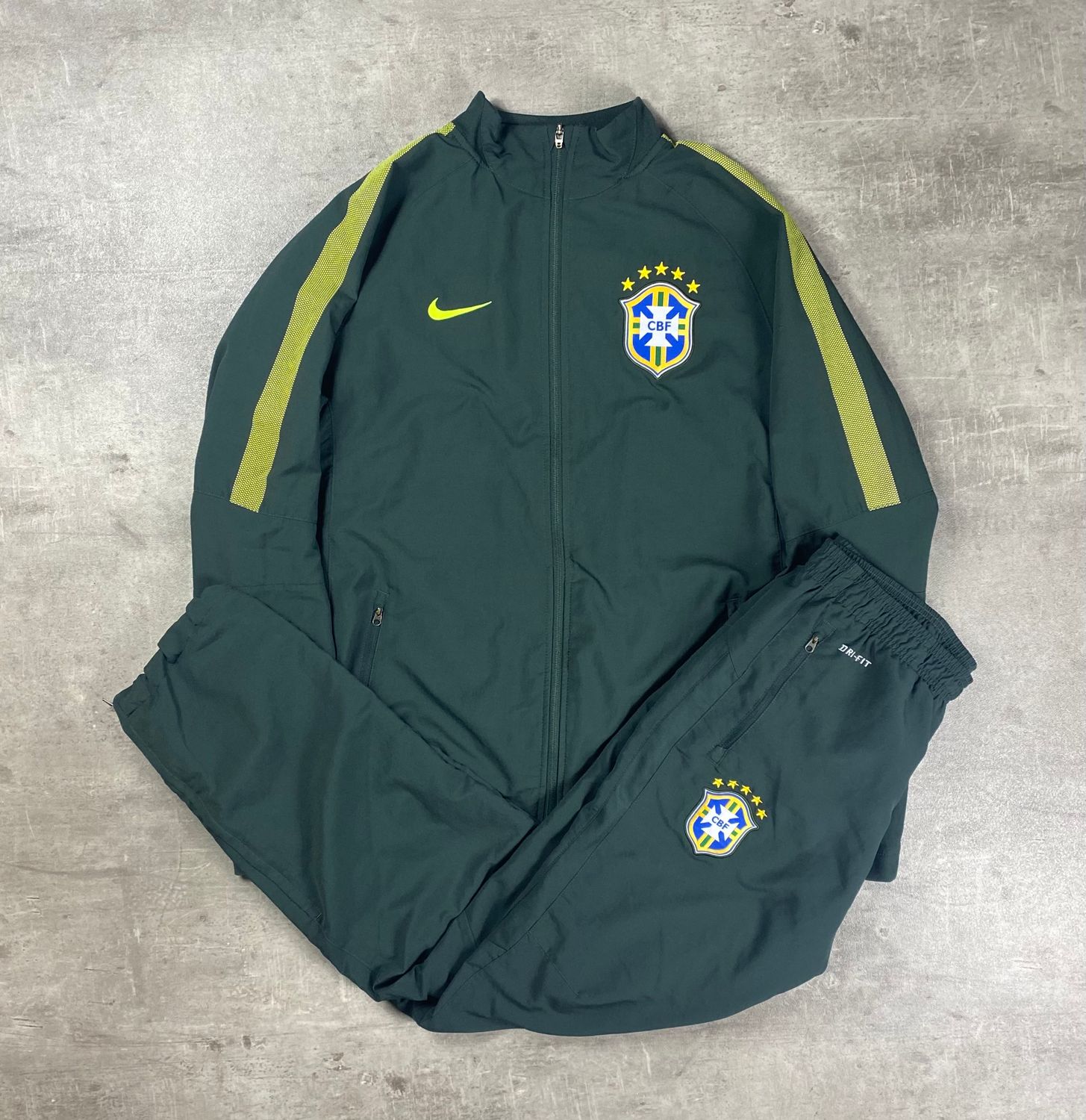 Brasil Tracksuit Vintage Nike Green 2014