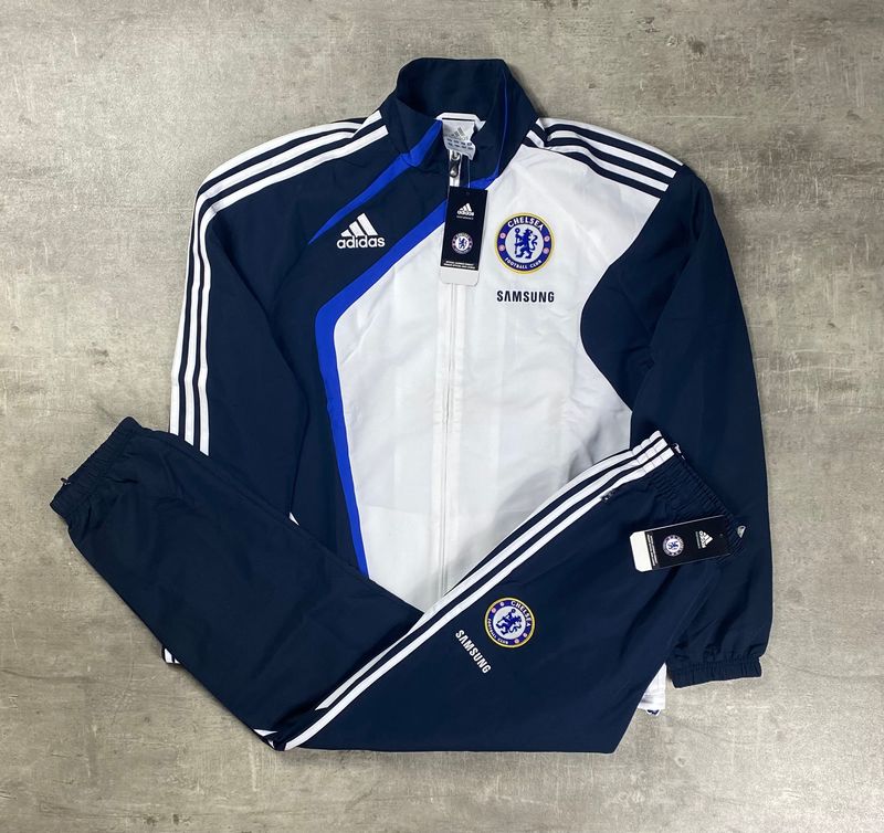 Chelsea Tracksuit Vintage Adidas White/Blue Navy 2009
