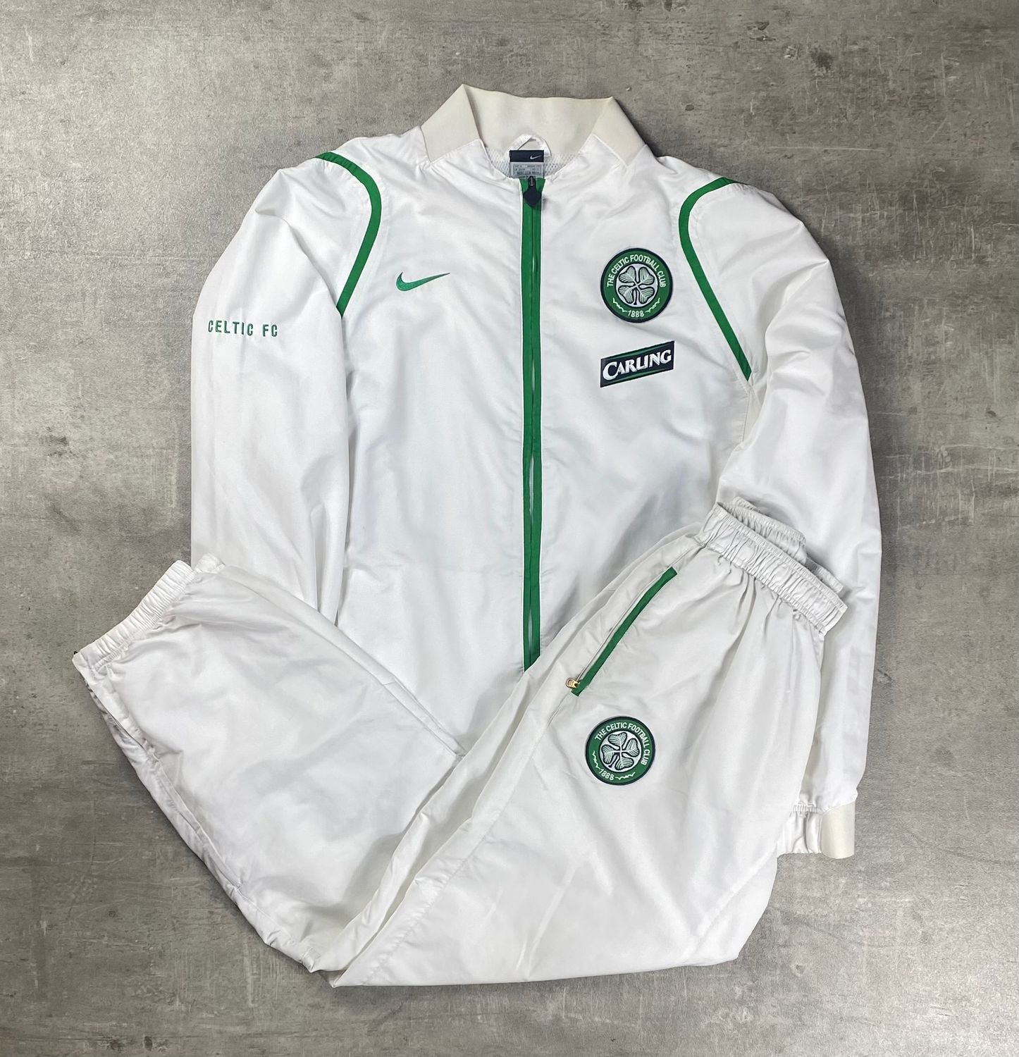 Celtic Glasgow tracksuit Vintage Nike White 2006