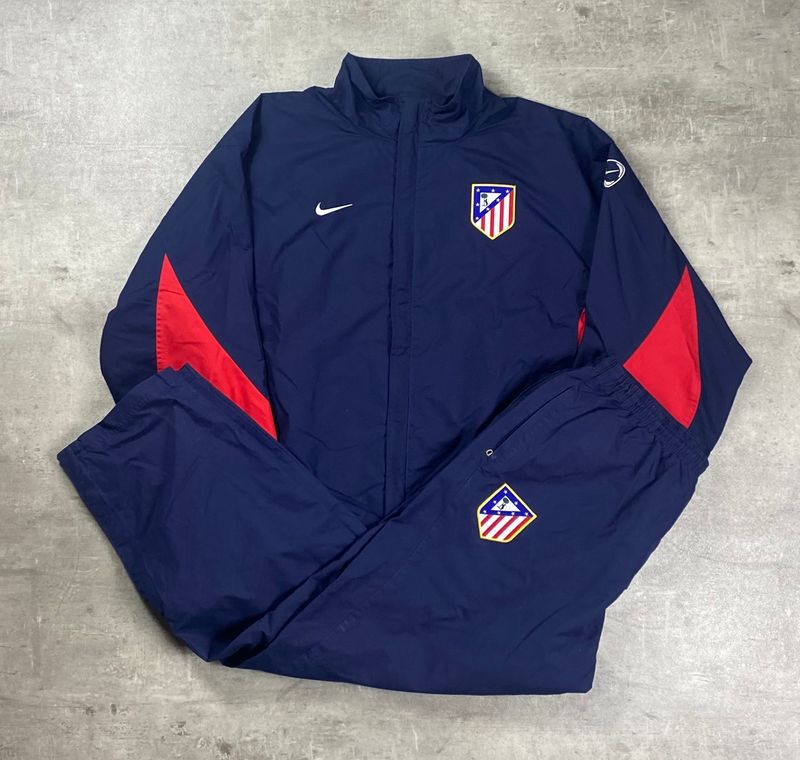 Atletico Madrid Tracksuit vintage Nike Blue Navy 2002