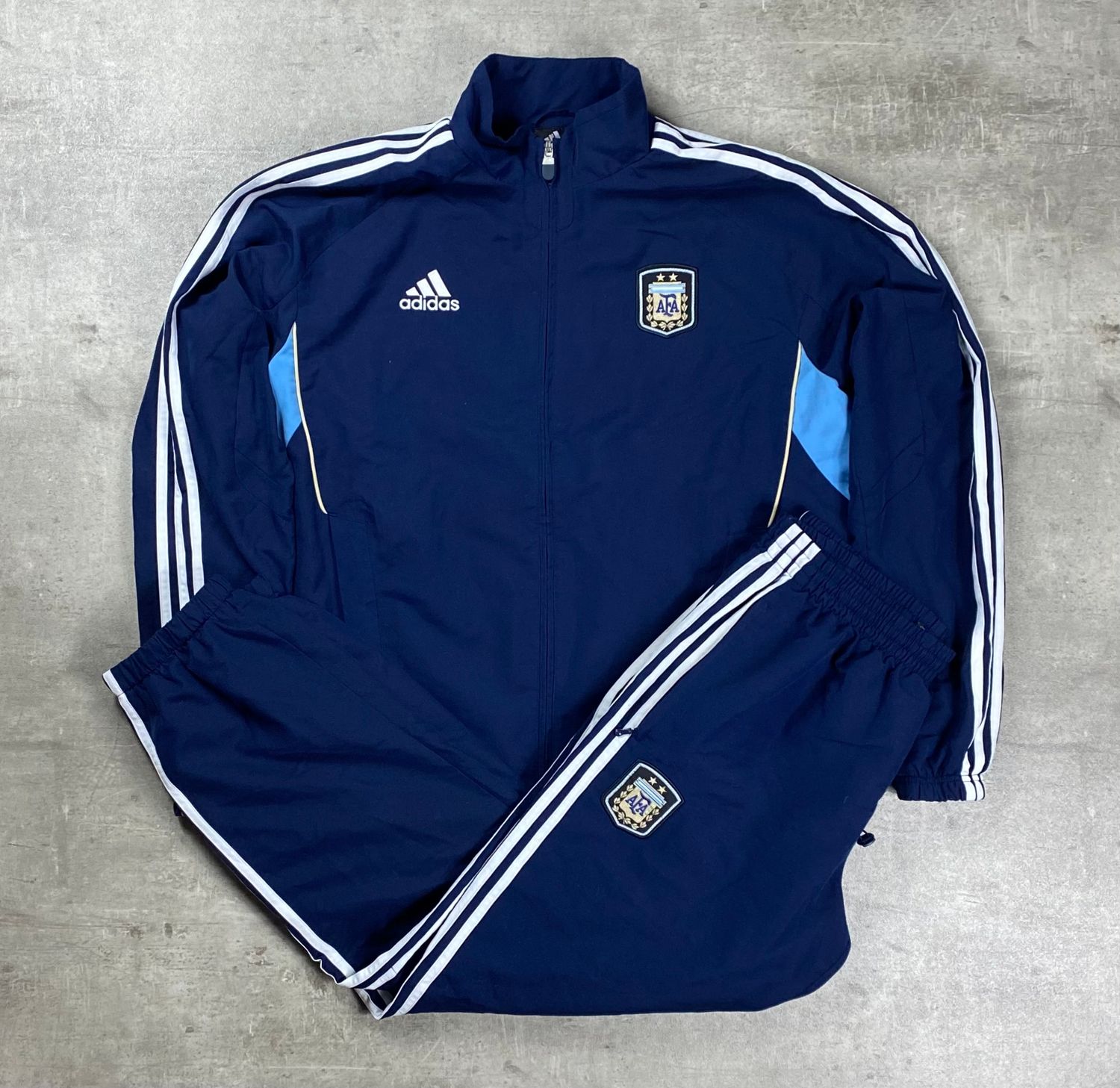 Selección Argentina AFA Tracksuit Vintage Adidas Blue Navy  2011