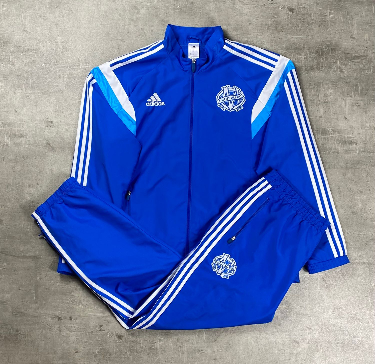 Olympique Marseille Tracksuit vintage Adidas Blue 2012
