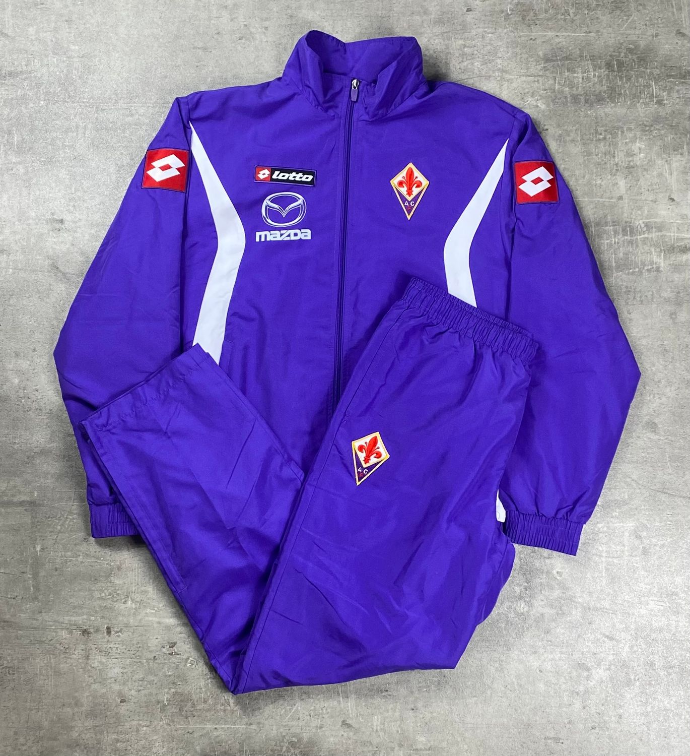 Fiorentina Tracksuit Vintage Lotto Purple 2006/2007