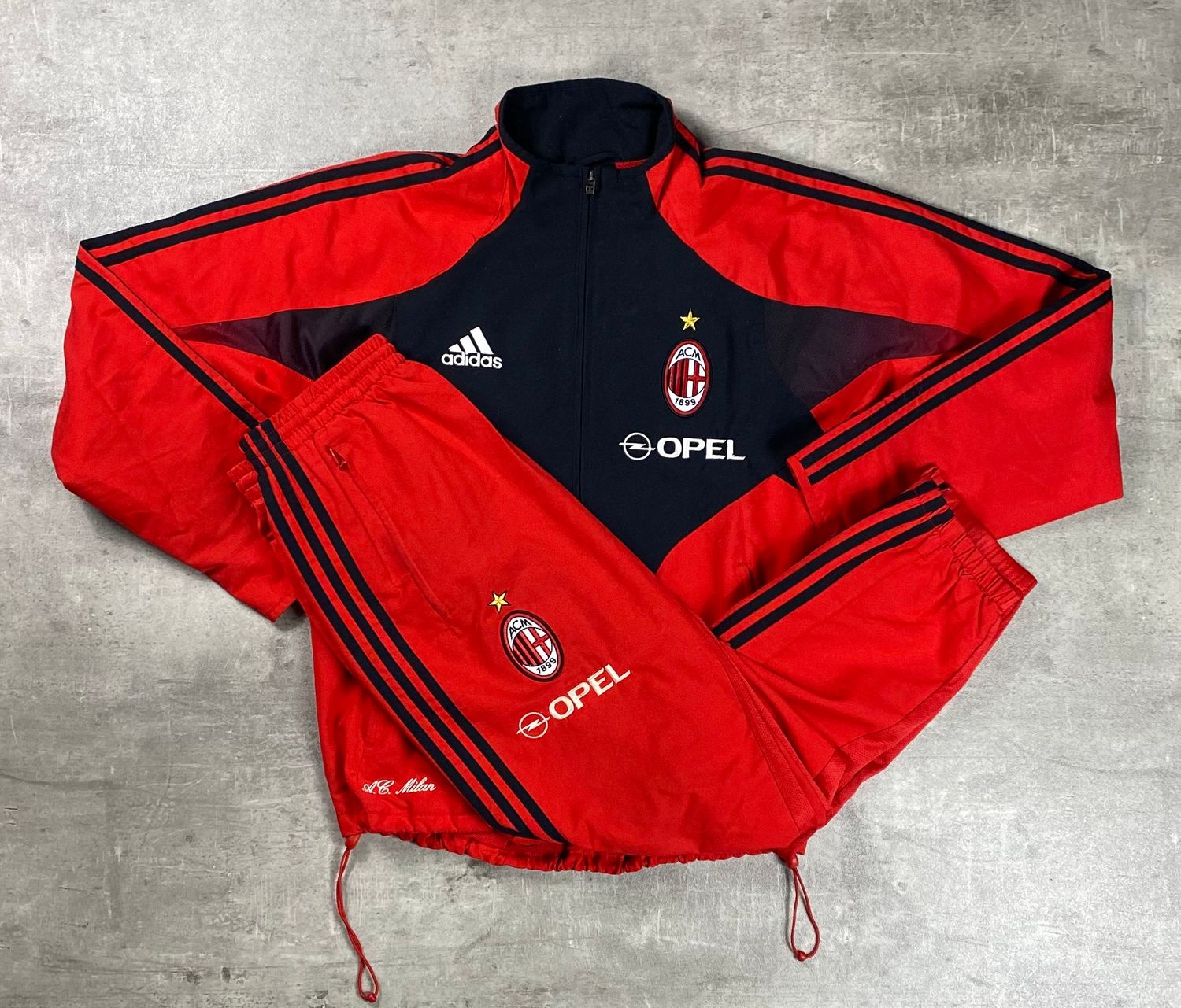 AC Milán Tracksuit Vintage Adidas Red 2005