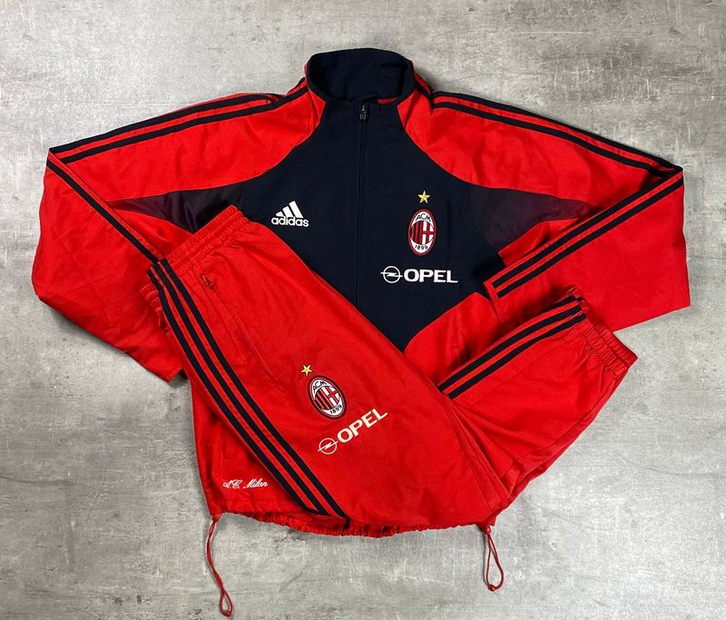 AC Milán Tracksuit Vintage Adidas Red 2005