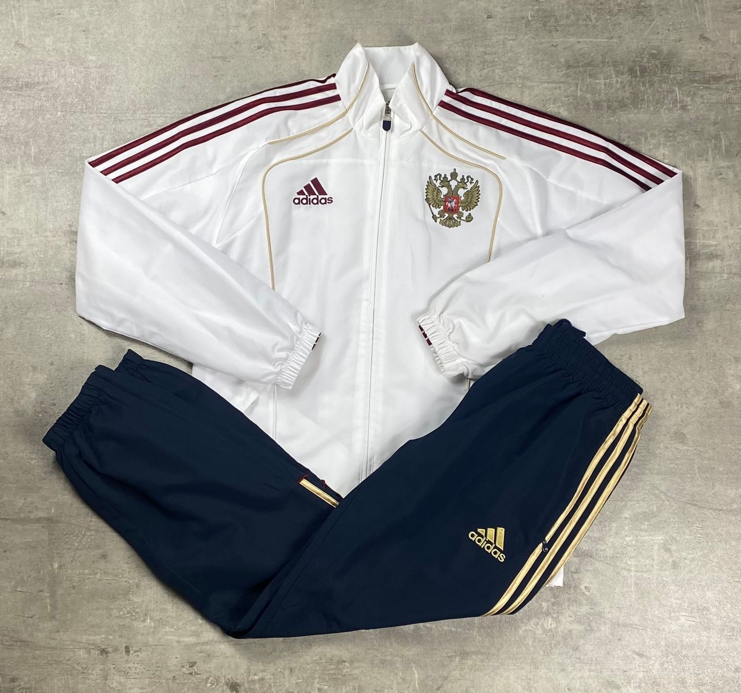 Russia Tracksuit 2010 Vintage Adidas White