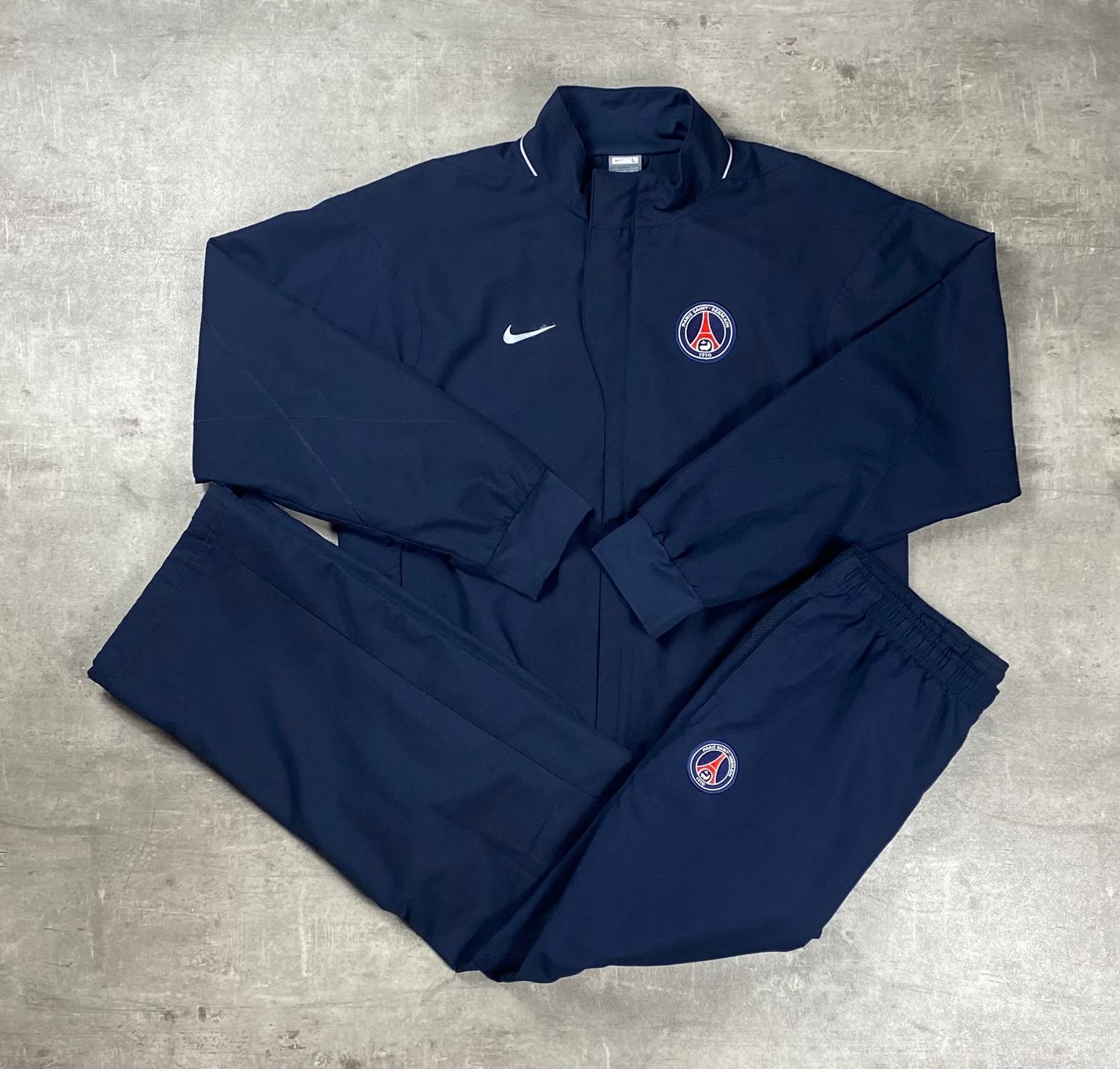 PSG Tracksuit 2008/2009 Vintage Nike Blue Navy