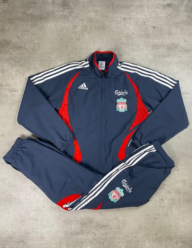Liverpool Tracksuit Retro Adidas Blue Navy 2006