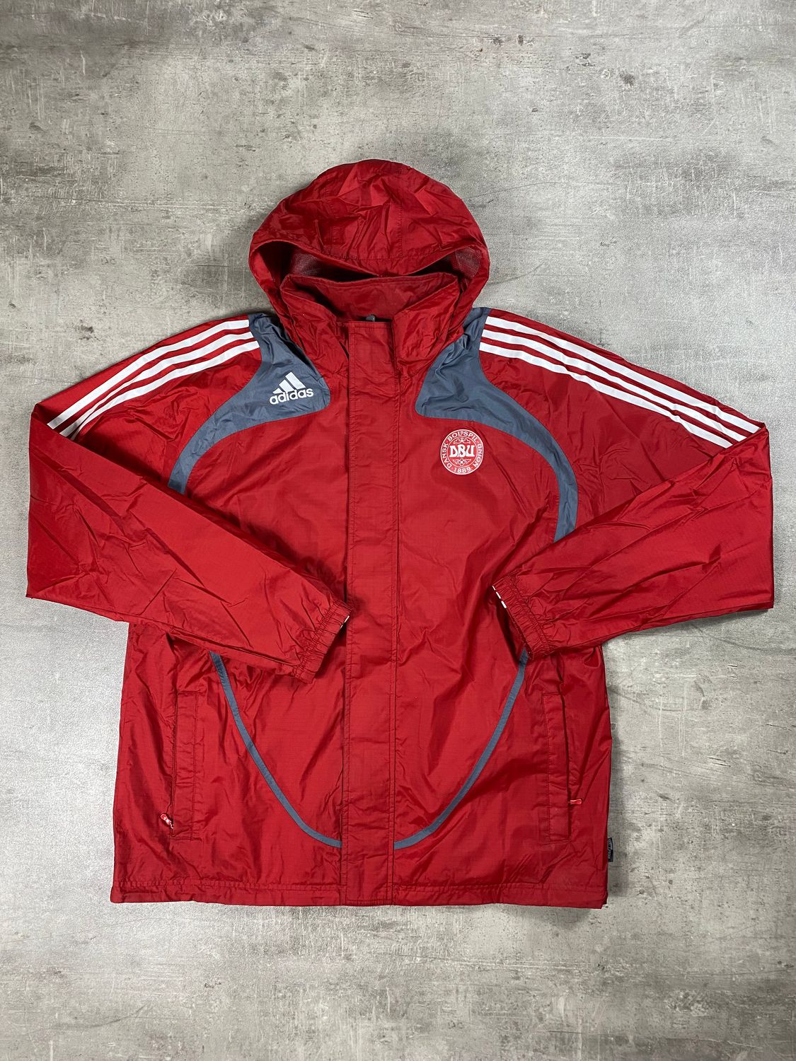 Dinamarca Trackjacket Vintage Adidas Red 2006