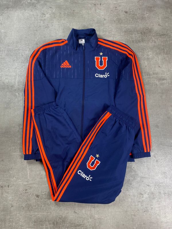 Universidad de Chile Tracksuit Retro Adidas Blue Navy 2014