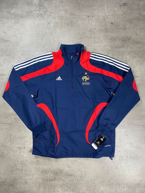 Equipe de France Windbreaker Retro Adidas Blue Navy 2009