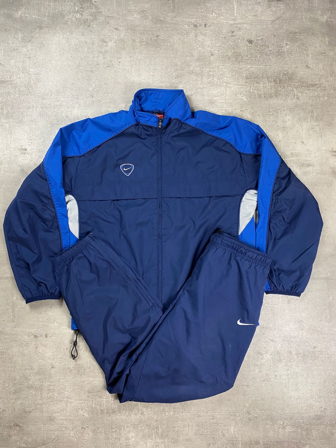 Nike Uptempo Tracksuit Vintage Blue Navy