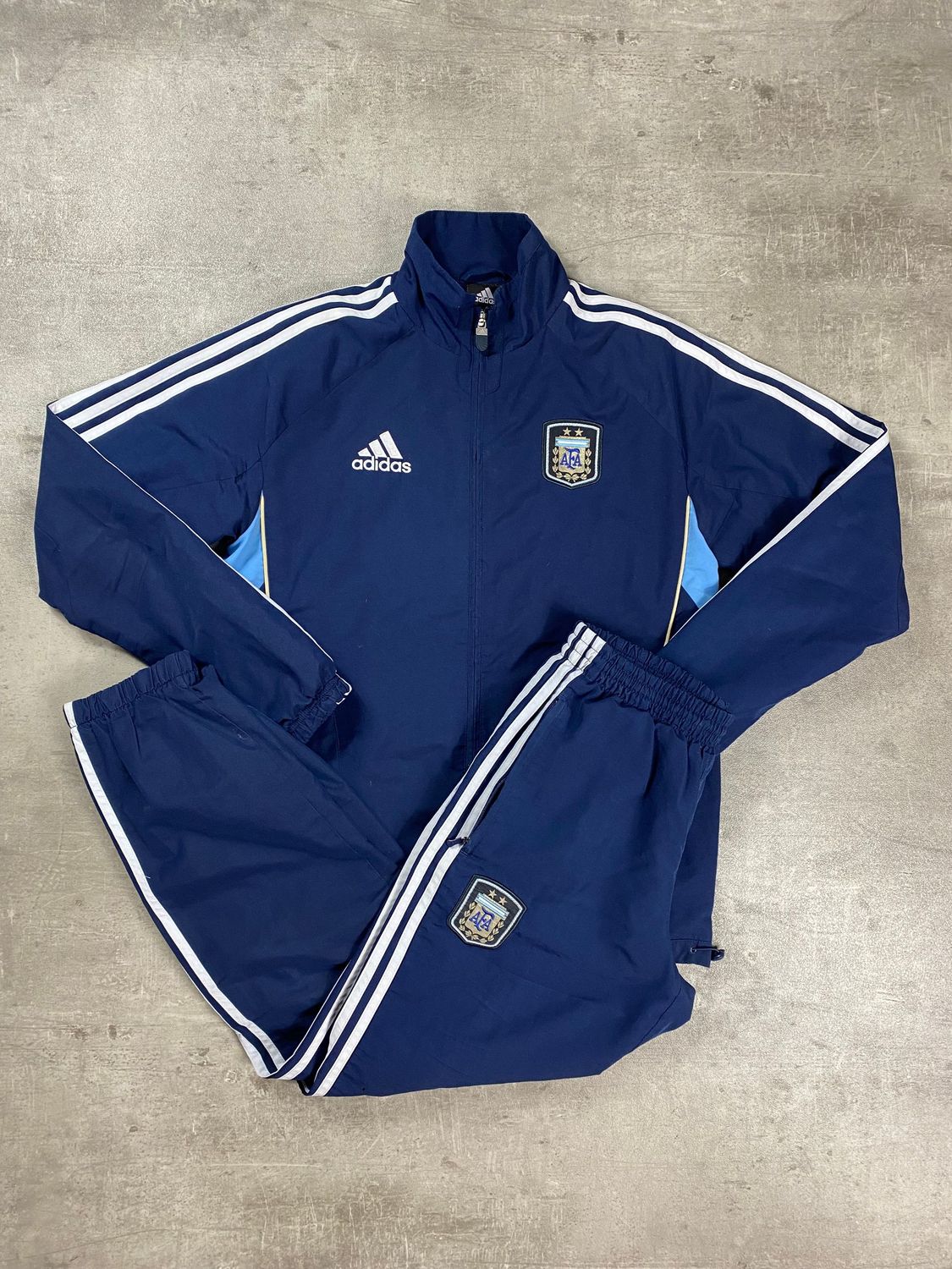 Argentina AFA Tracksuit Retro Adidas Blue Navy 2011
