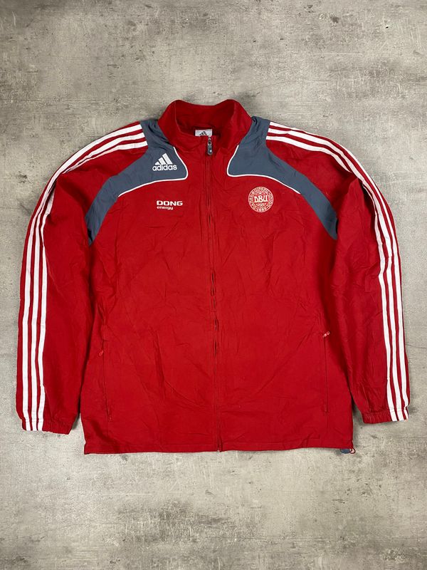 Chaqueta Dinamarca Adidas Roja 2008 / Denmark Trackjacket Adidas Red 2008